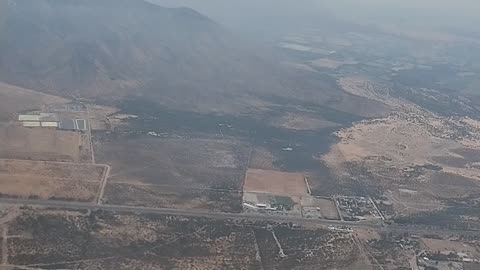 Flying Over The Andes Mountains, Chile to Argentina