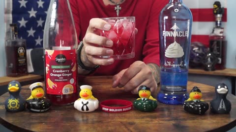 Andre Hebert - Pinnacle Whipped Vodka & Cranberry Orange & Ginger Italian Soda
