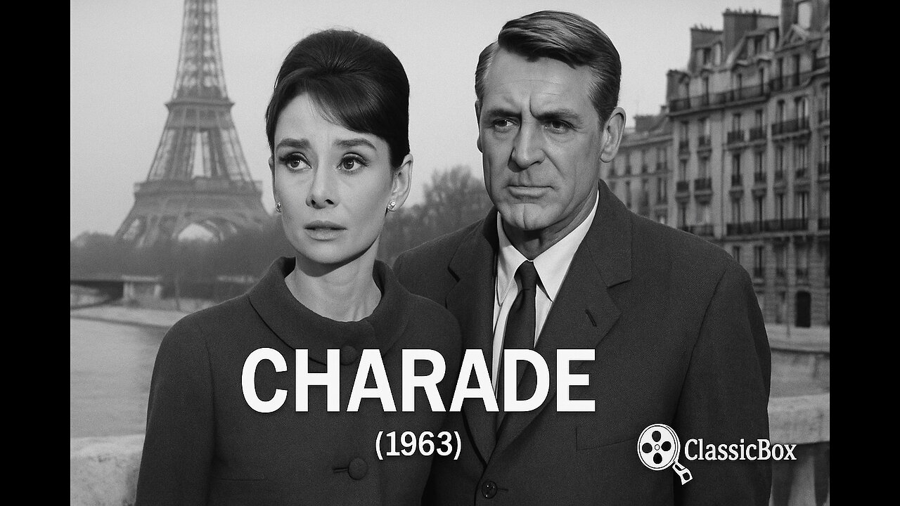 Charade (1963) | Audrey Hepburn & Cary Grant | Romance Thriller 🎞️ | Public Domain | ClassicBox