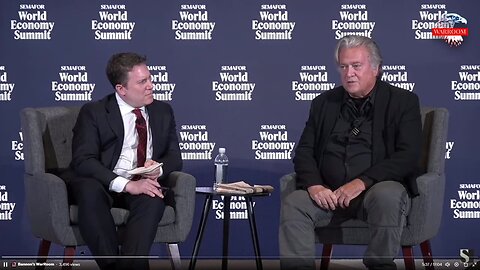 Steve Bannon stuns -gets applause at Globalist 2025 World Economy Summit