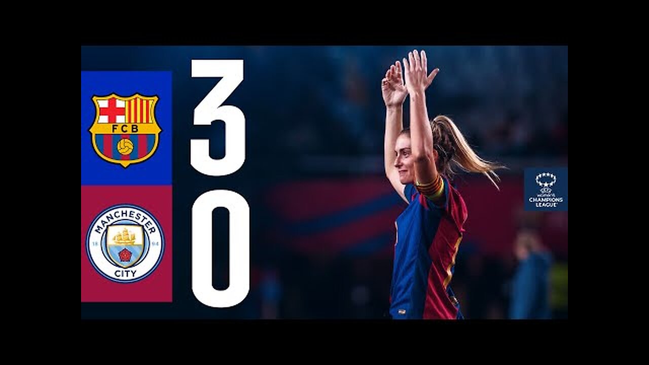 FC BARCELONA 3 vs 0 MANCHESTER CITY