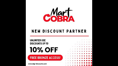 Welcoming Mart Cobra!