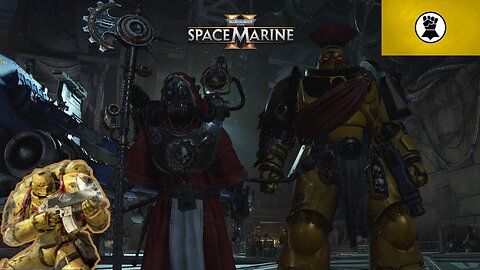Space Marine 2 40K Imperial Fists Intense gameplay