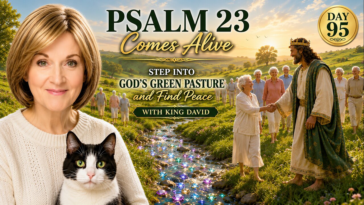 Psalm 23 Comes Alive: Step Into God's Green Pasture & Find Peace | Day 95