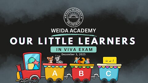 Viva Day Highlights | Little Learners Giving Exam | Weida Academy