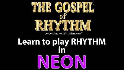 Learn to play the Whole Note in SPECTACULAR NEON!