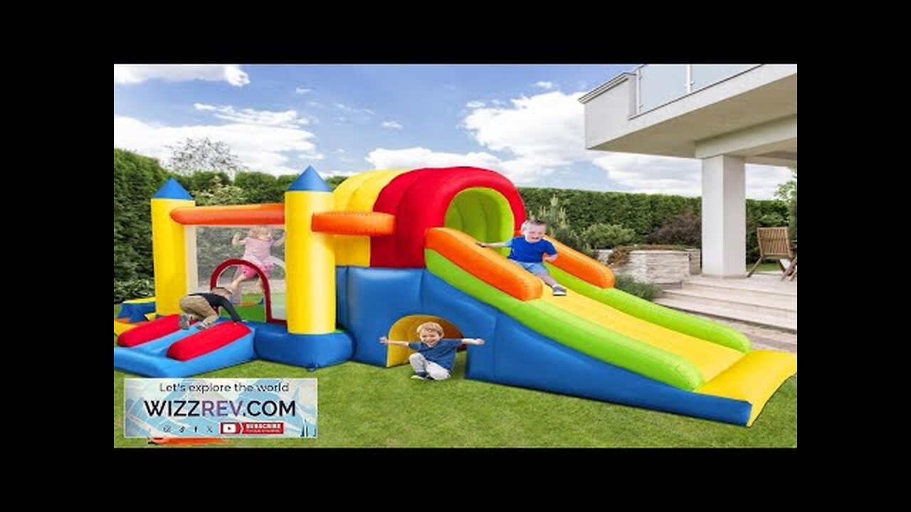 Inflatable Bounce House 8 in 1 Large Bounce Castle with Blower Review