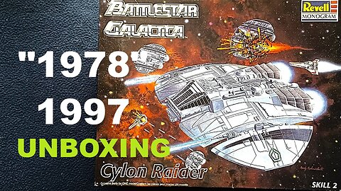 RE-UNBOXING: REVELL MONOGRAM, BATTLESTAR GALACTICA Cylon Raider, 85-3616, 1997