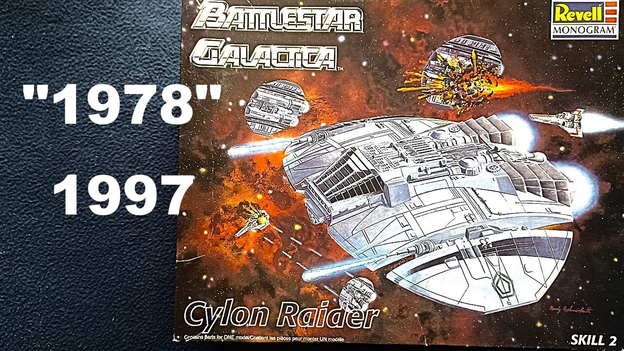 REVELL MONOGRAM, BATTLESTAR GALACTICA Cylon Raider, 85-3616, 1997