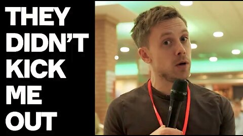 They DIDN'T Kick Me Out! Owen Jones Visits GREEN PARTY Conference