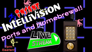 INSANE Intellivision Ports and Hombrews & Demakes!! - LIVE with DJC