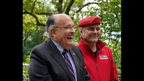 Giuliani Endorses Sliwa for NYC Mayor, Blasts Cuomo as 'Disgrace'.mp4