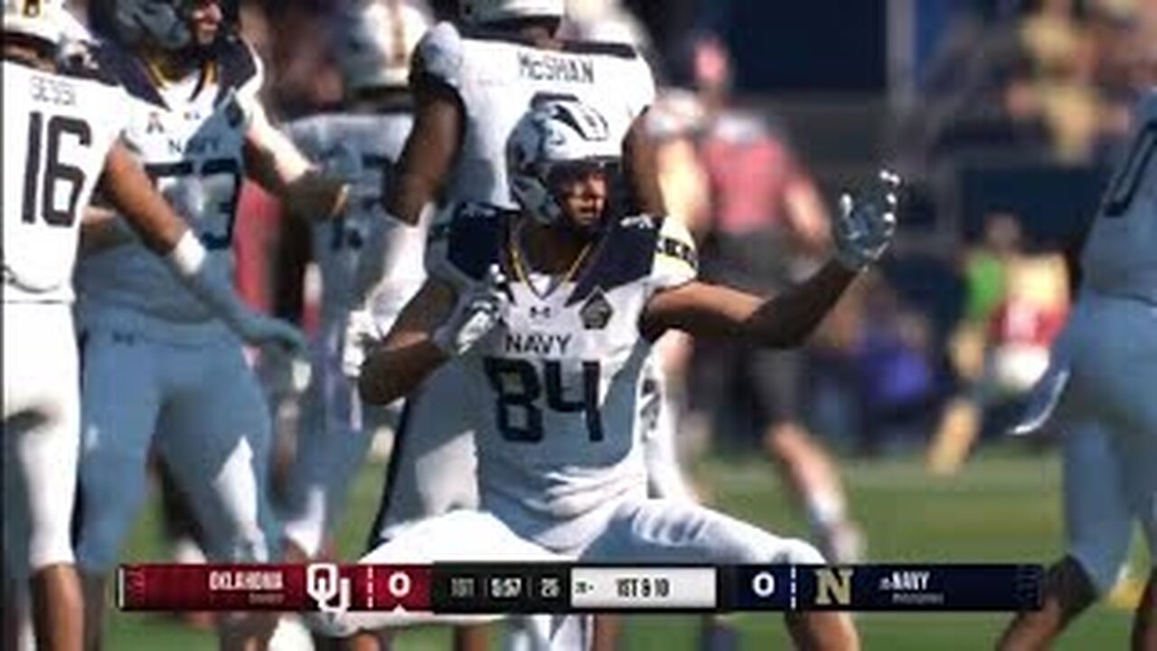 EA SPORTS CF25 Lockheed Martin Armed Forces Bowl #20 Oklahoma vs #21 Navy!