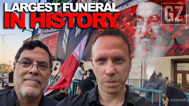 Going to Khamenei's funeral with Prof. Marandi