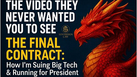 HOW I'M SUING BIG TECH & RUNNING FOR PRESIDENT