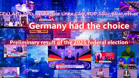 Germany had the choice . Preliminary result of the 2025 Bundestag*