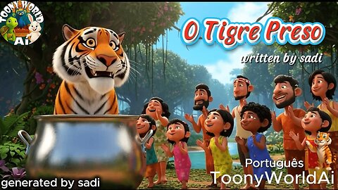 O Tigre Preso 🐯 | História Infantil com Moral em português| contos para crianças | ToonyWorldAi
