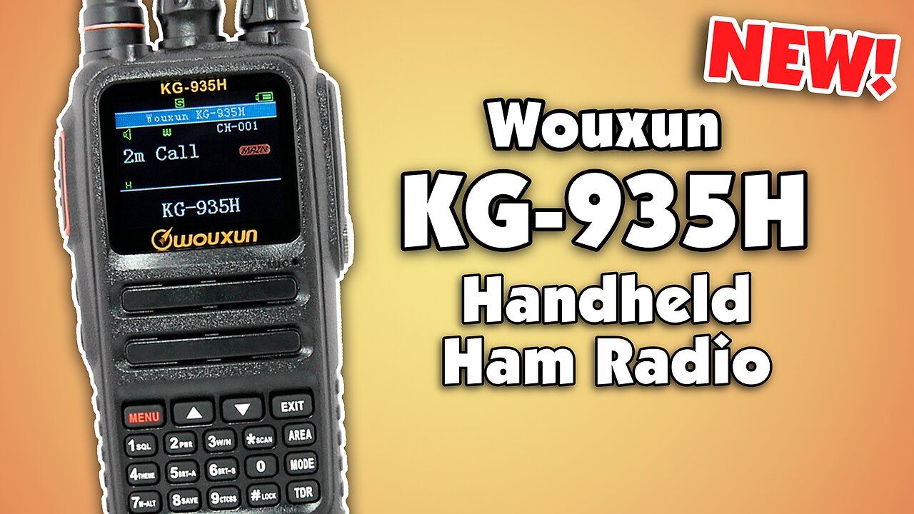 Introducing the New Wouxun KG-935H Tri Band Handhald Amateur Radio!