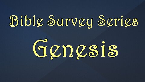 Genesis Survey Lesson