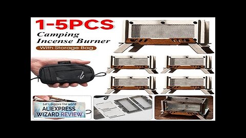 1-5 Mini Charcoal Stove Stainless Steel Camping Firewood Stove Rack Desktop Bonfire Review