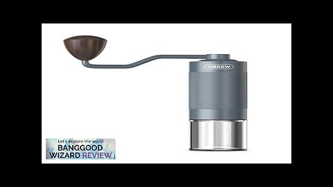 HiBREW G4 Manual Coffee Grinder Portable High Quality Hand Grinder Mill Aluminium Review