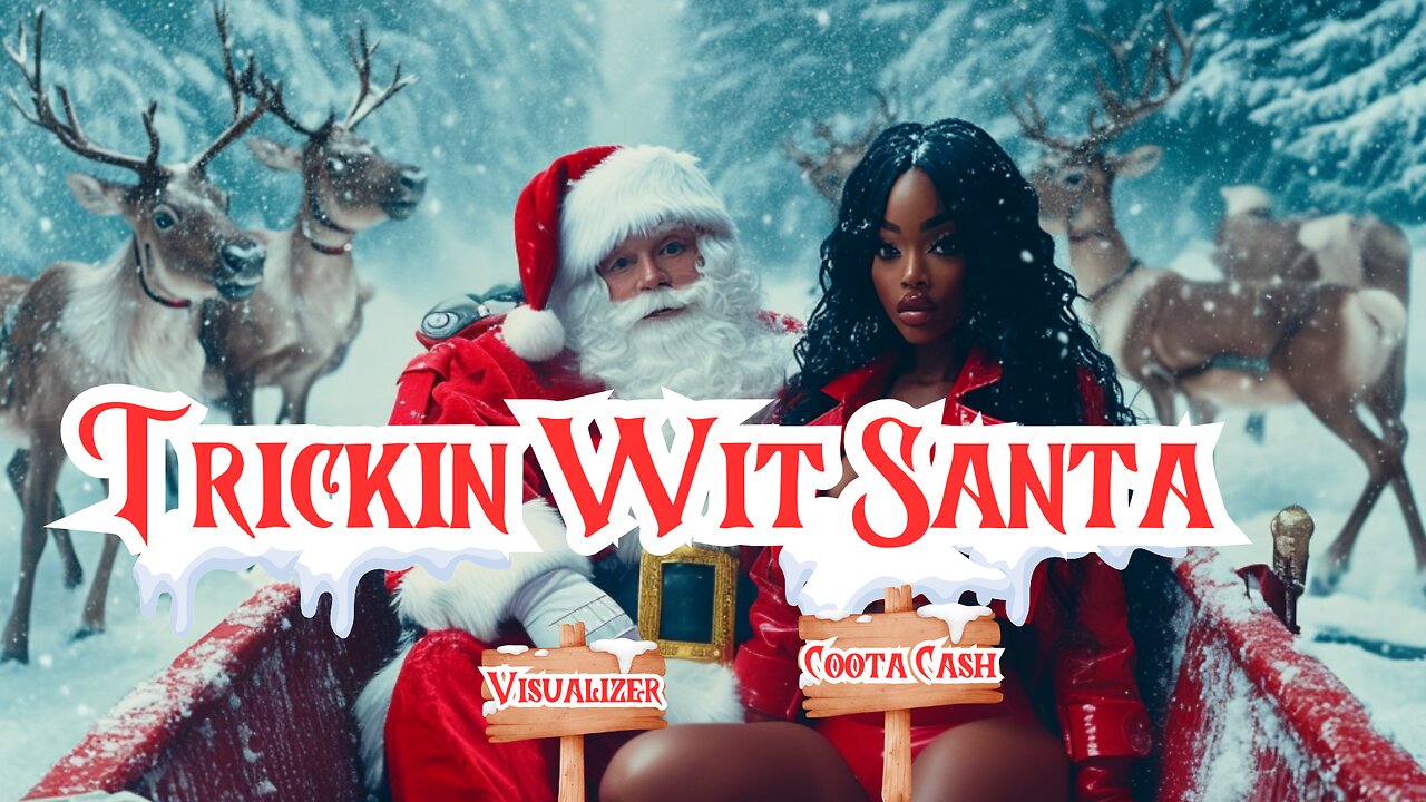 Trickin Wit Santa ( Official Christmas Visualizer ) #merrychristmas