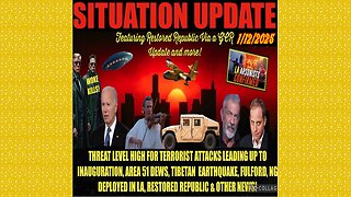 SITUATION UPDATE 1/12/25 - Benjamin Fulford, Threat Level High For More Terrorist Attacks Leading Up Tp Inauguration