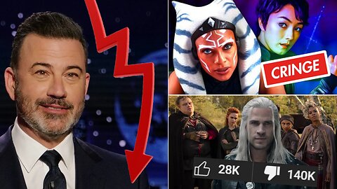 The Witcher Gets DESTROYED, Jimmy Kimmel Ratings TANK, Disney Star Wars Gets More CRINGE