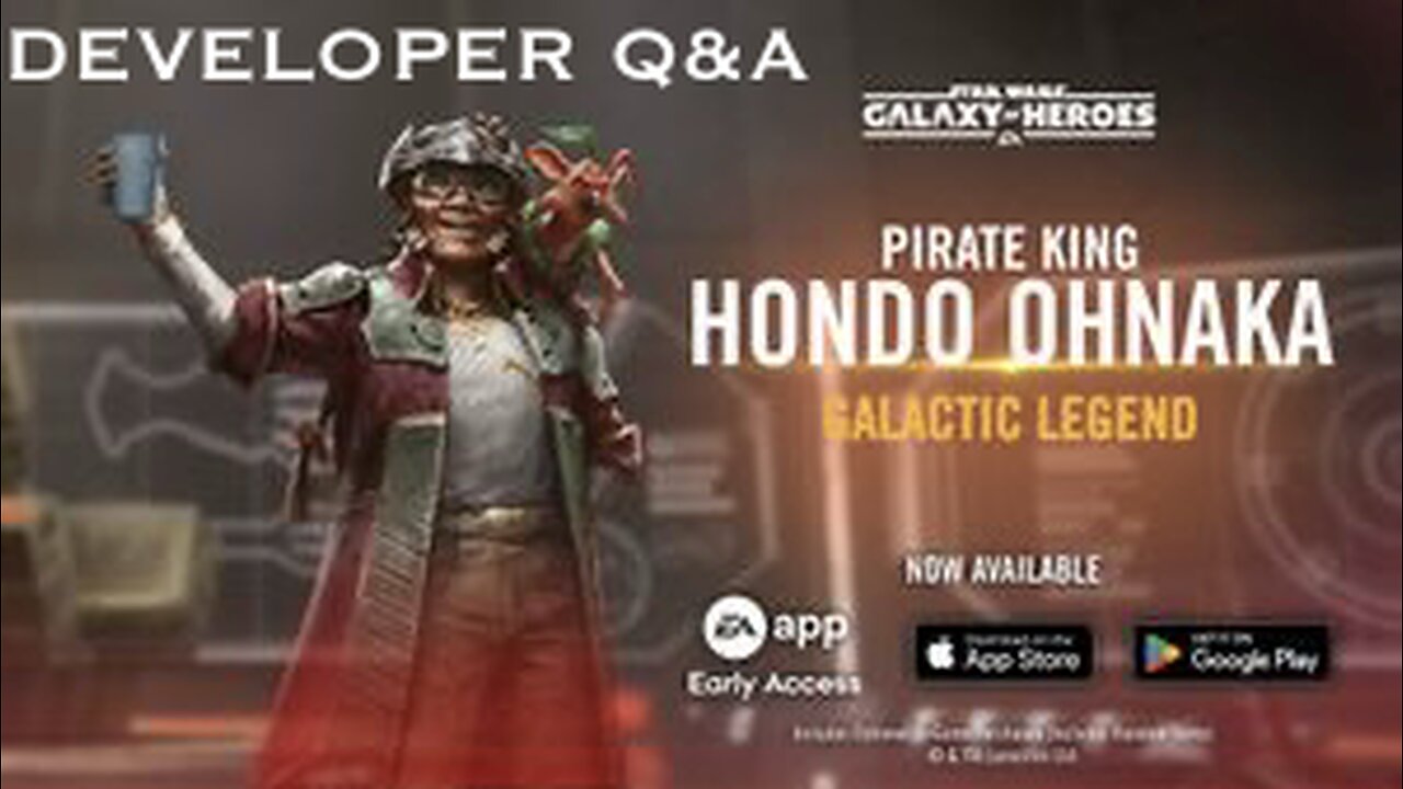 GL Hondo Ohnaka Developer's Q&A | Haven't Had One of These in a While, STILL w/the DUMB Questions