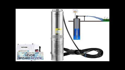 VEVOR Deep Well Submersible Pump 2HP 230V/60Hz 37GPM 427 ft Head Review