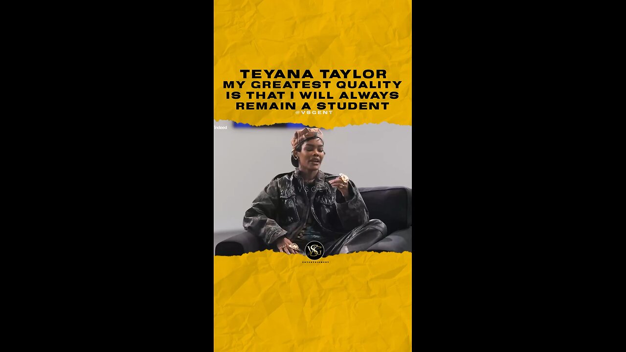 @teyanataylor My greatest quality is that I will always remain a student