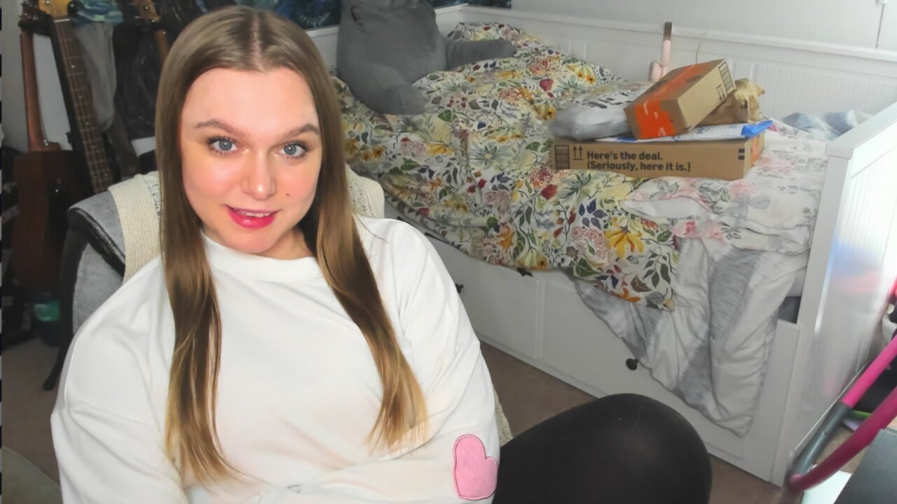 opening packages and chatting