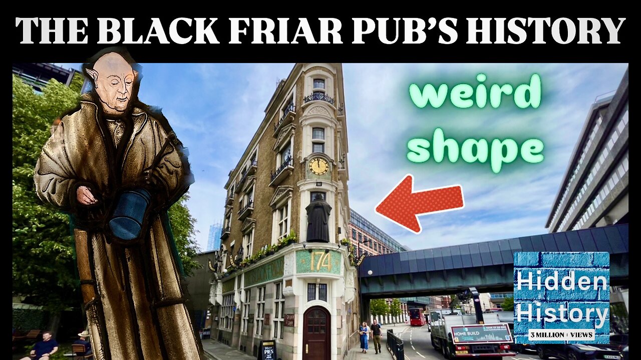 The Black Friar: A very strange looking London pub with a history to tell