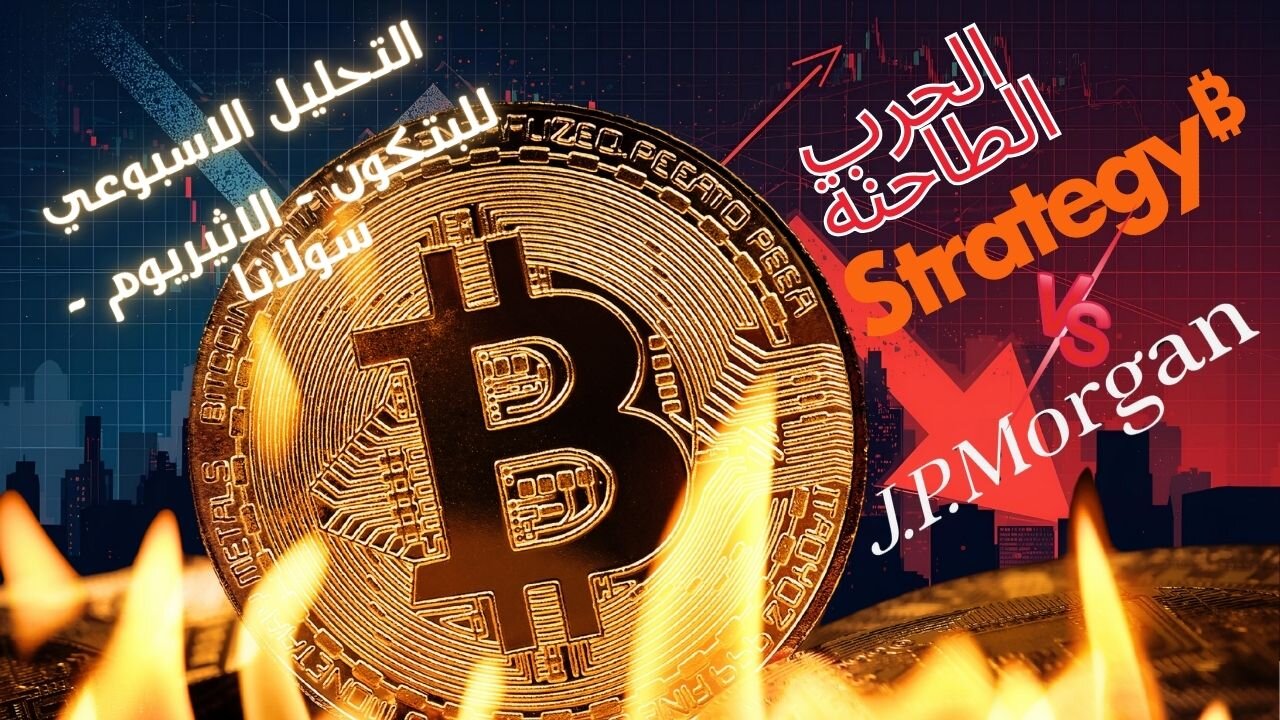 الحرب الطاحنة | التحليل الاسبوعي ل #البتكوين | #اثيريوم | #سولانا | #bitcoin | #العملات_الرقمية