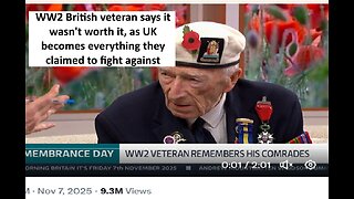 100 year old British WW2 veteran says it wasn’t worth it, UK gov is evil