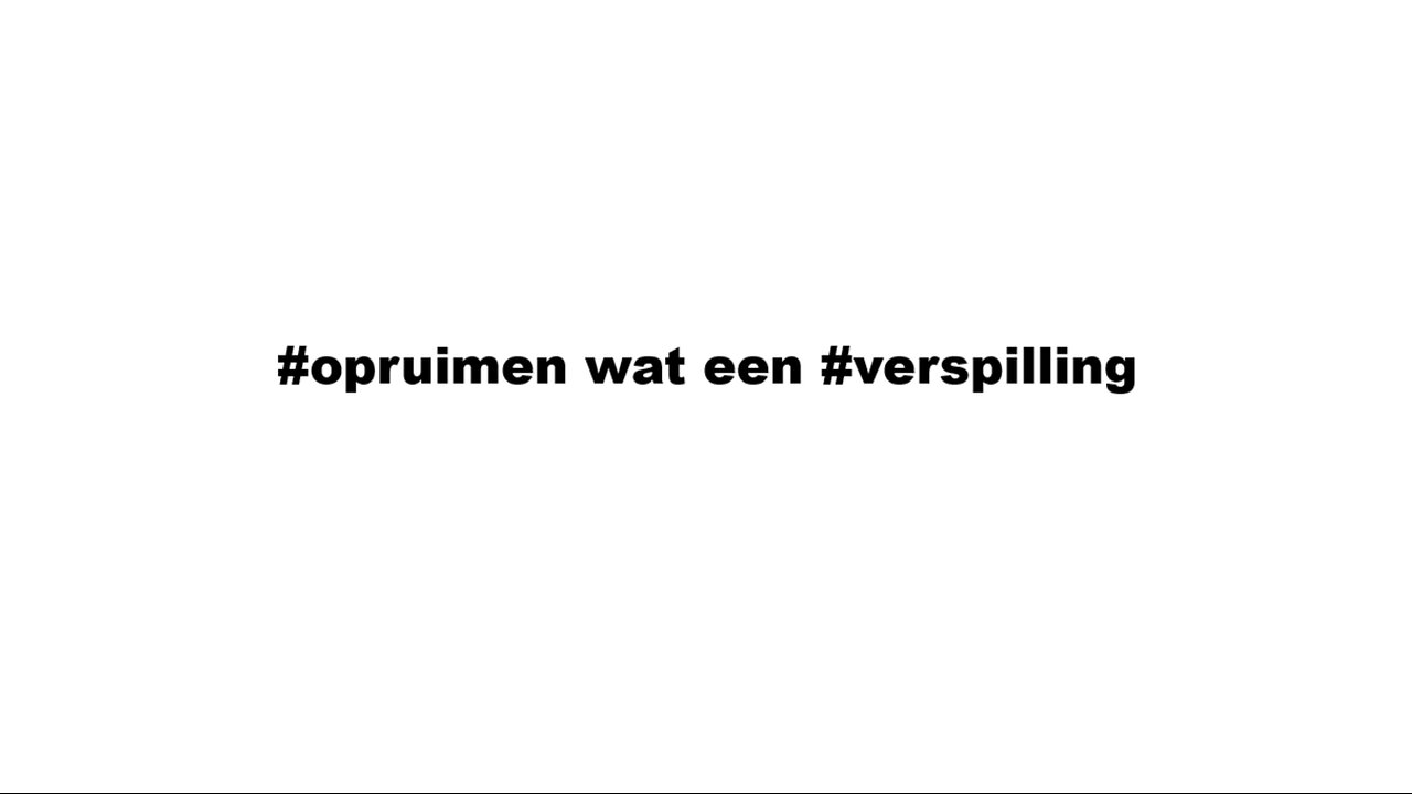 #opruimen wat een #verspilling