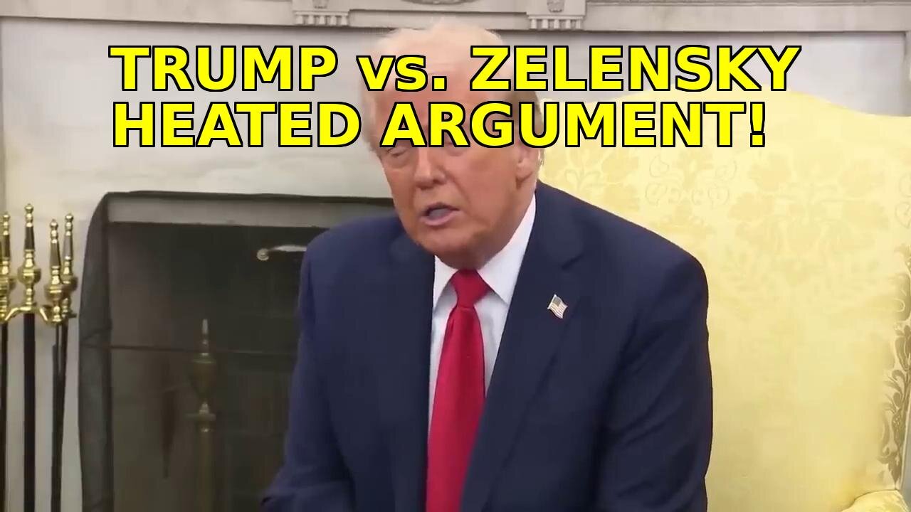 🔥 Trump vs. Zelensky: Heated Argument Over Peace Talks & Ukraine Deal! 🇺🇸🇺🇦