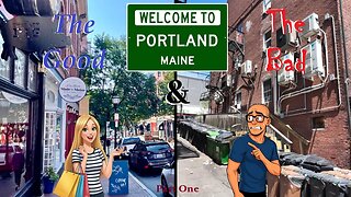Portland, Maine… What Happened?! 😬 Not the Cozy New England Town We Remember! Part One