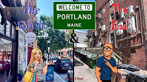 Portland, Maine… What Happened?! 😬 Not the Cozy New England Town We Remember! Part One