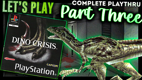 DINO CRISIS Playthrough on PS1 🎮 Retro Survival-Horror Game | PT3 | Extra Chat + Tokyo Chill Vibes