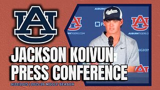 Jackson Koivun Interview As 2025-26 Season Begins | Auburn Men's Golf