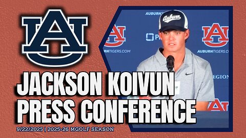 Jackson Koivun Interview As 2025-26 Season Begins | Auburn Men's Golf