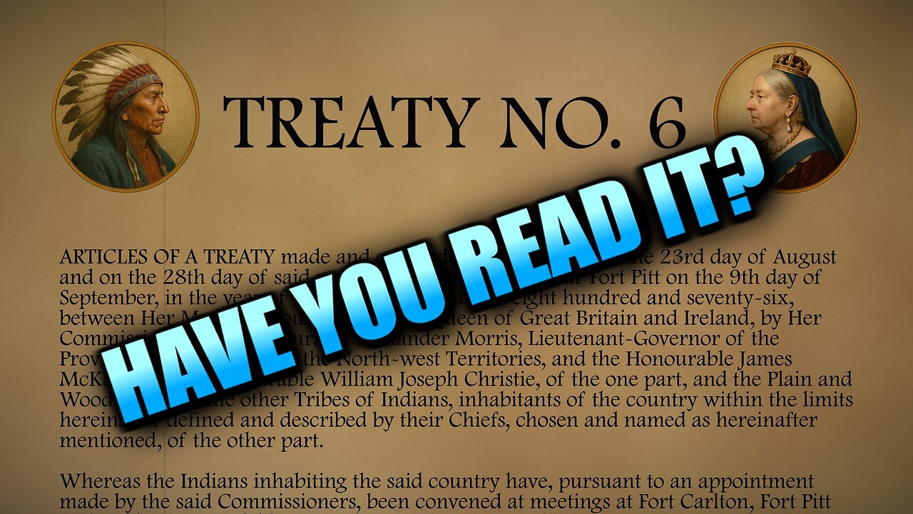 The Real Treaty 6 — Full Text Scroll & Narration for All Canadians
