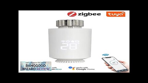 TRV06 Tuya Smart Zigbee3.0 Thermostat Radiator Valve Actuator Smart TRV Programmable Review