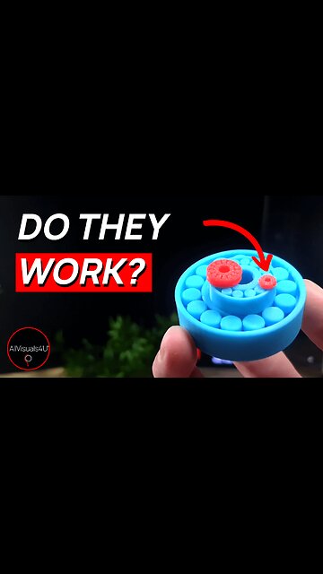 🔘 Print In Place Bearing On Bambu Lab A1 Mini - 3D Printed Bearings - 3D Printer Bearing | #Shorts