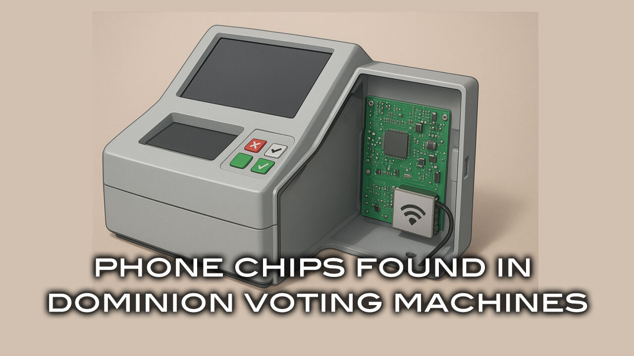 Phone Chips Found In Dominion Voting Machines