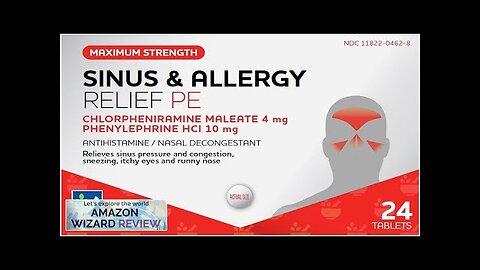 Rite Aid Sinus & Allergy Relief PE Tablets Maximum Strength- 24 Review