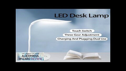 LED Reading Desk Lamp Portable Desk Lamp USB Charging Table Light Touch Review