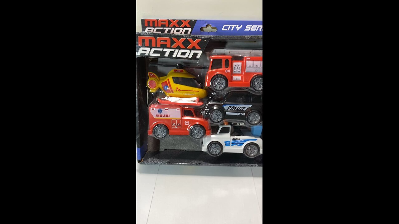 Mini-Vlog: Stop & Shop! Toys: Maxx Action - City Series - 1st Responder Vehicle Set