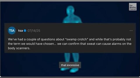 Wipe Off Your Crotch Before You Go Thru TSA